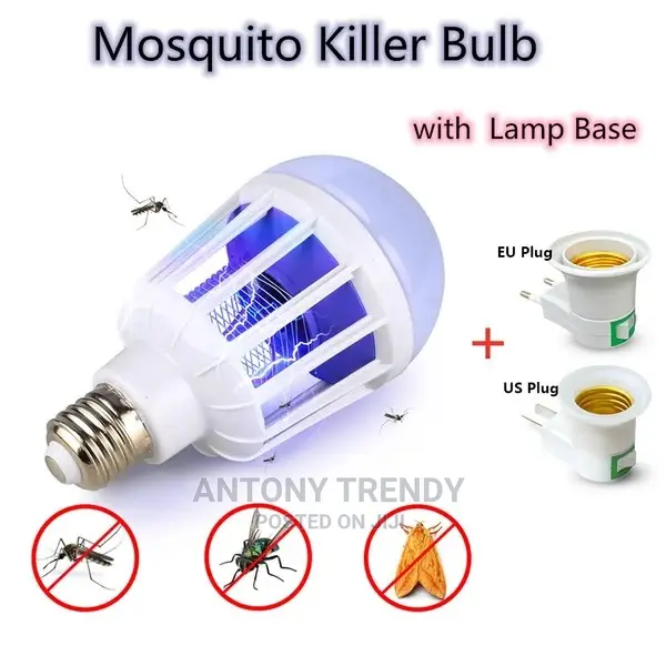 E27 Electronic Insect Killer LED Bulb