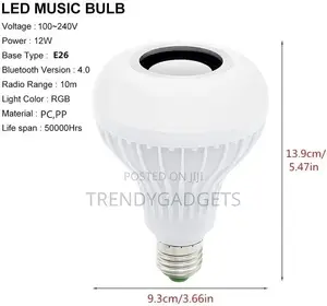 Bluetooth Speaker Music Light Bulb