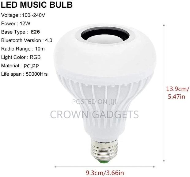 Bluetooth Speaker Music Light Bulb - main view
