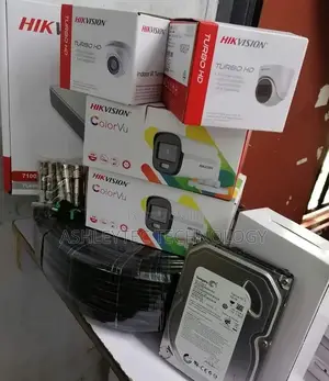 Two CCTV With IR Camera Hik Vision 1MP With IR Night Vision