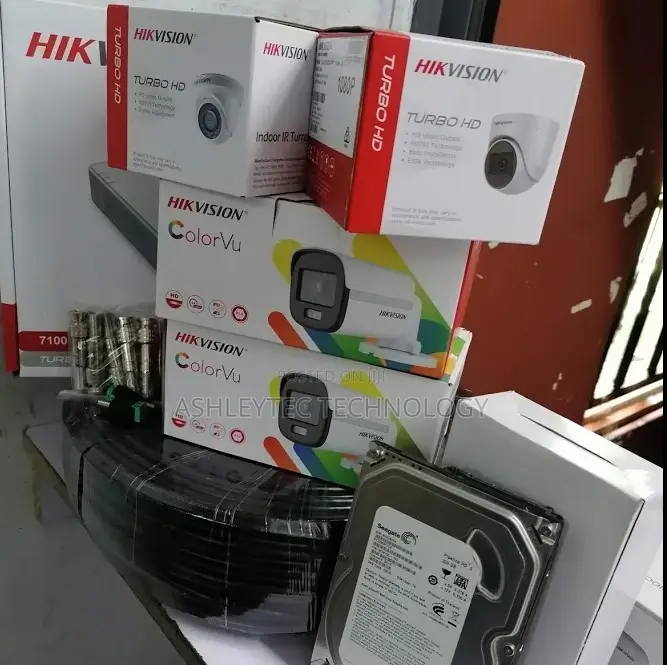 Two CCTV With IR Camera Hik Vision