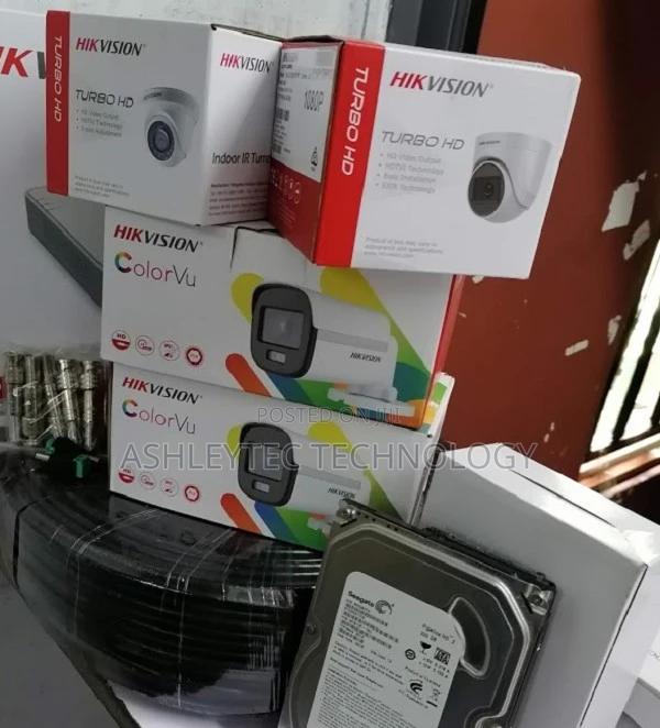 Three CCTV Complete Camera Hik Vision 720P - main view
