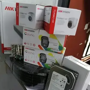 Three CCTV Complete Camera Hik Vision 720P
