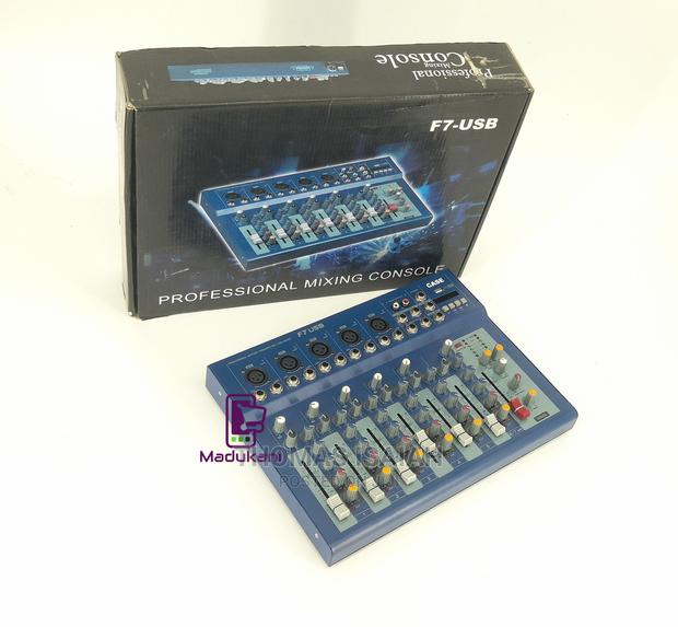 Case F7 Professional Digital Plain Mixer With 48V Phantom Po - thumbnail 4