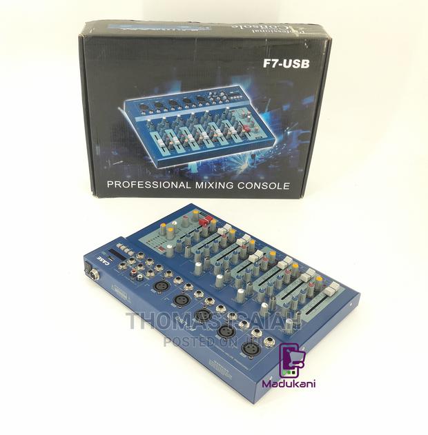 Case F7 Professional Digital Plain Mixer With 48V Phantom Po - thumbnail 5