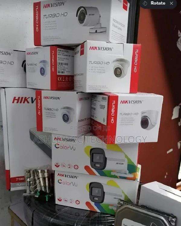 6 Six CCTV Camera Complete Cameras - main view