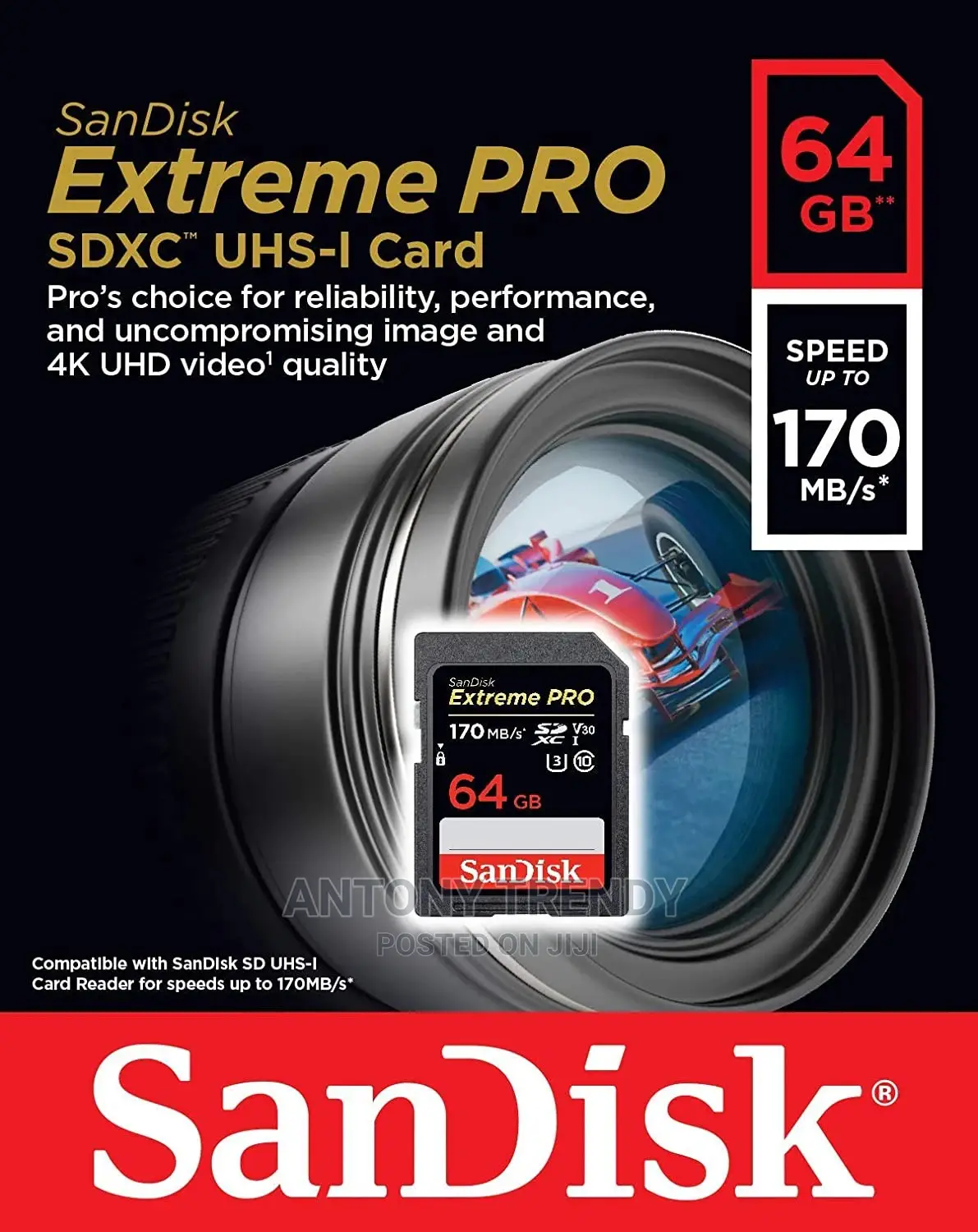 Extreme Pro 128gb (SDXC) Memory Card