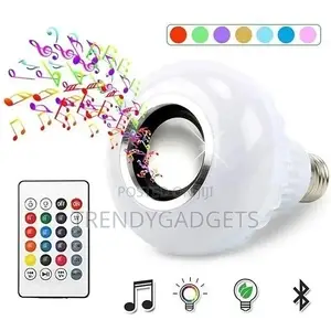 Bluetooth Smart Speaker Led Music Bulb With Remote
