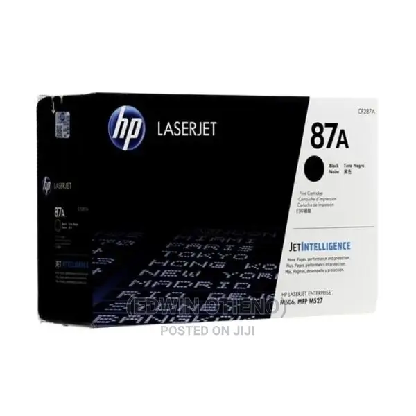 HP 87A Black Laserjet Toner Cartridge, CF287A