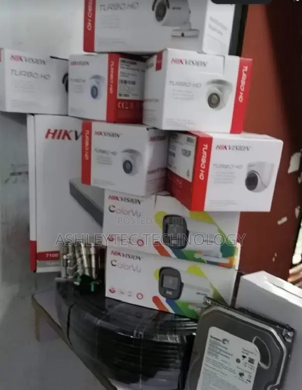 8 CCTV Complete Camera Hik Vision 720p