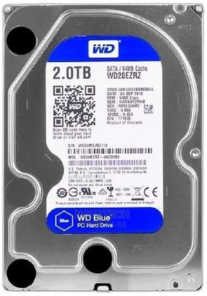 WD Blue PC Desktop Hard Drive 3.5" - 2 TB, 256 MB, 5400 Rpm