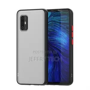 Infinix Note 8i Translucent Back Cover,Luxury Skin Touch Mob
