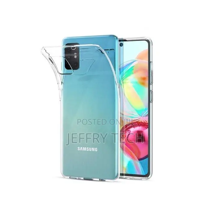 TPU Silicone Back Cover for Samsung Galaxy A71 - Transparent