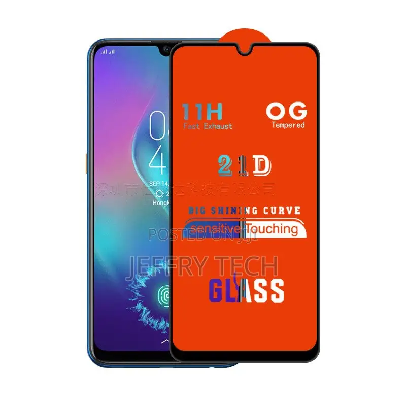21D Cell Phone Tempered Glass Film Full Curved Screen Protec