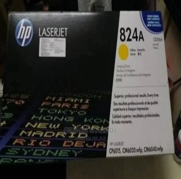 HP 824A Yellow Laserjet Toner Cartridge, CB382A