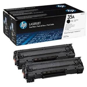 HP 35A Black Laserjet Toner Cartridge, CB435A - thumbnail 2