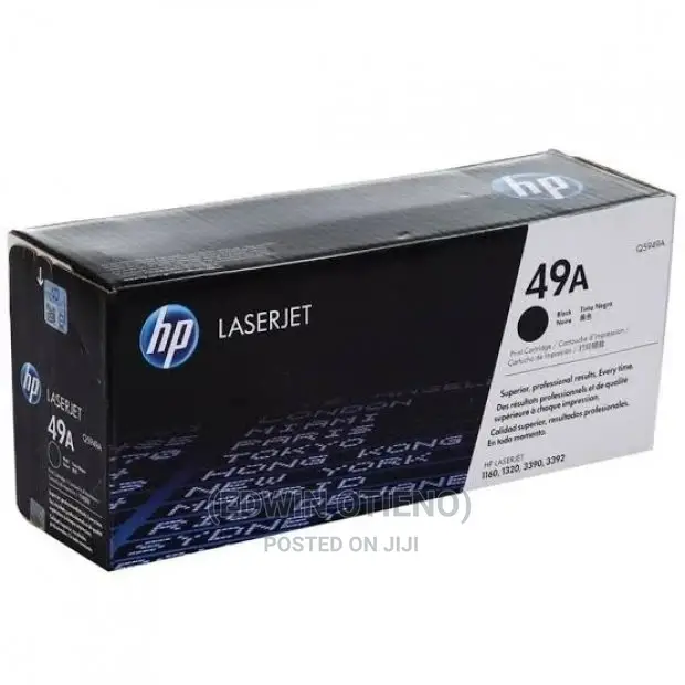 HP 49A Black Laserjet Toner Cartridge, Q5949A