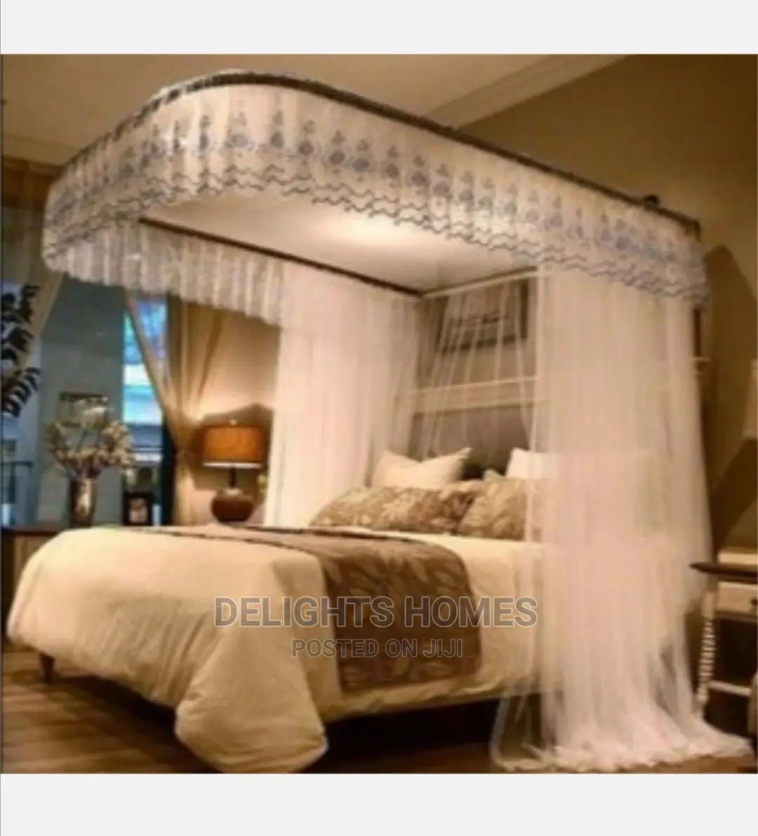 Mosquito Nets With Two Rails