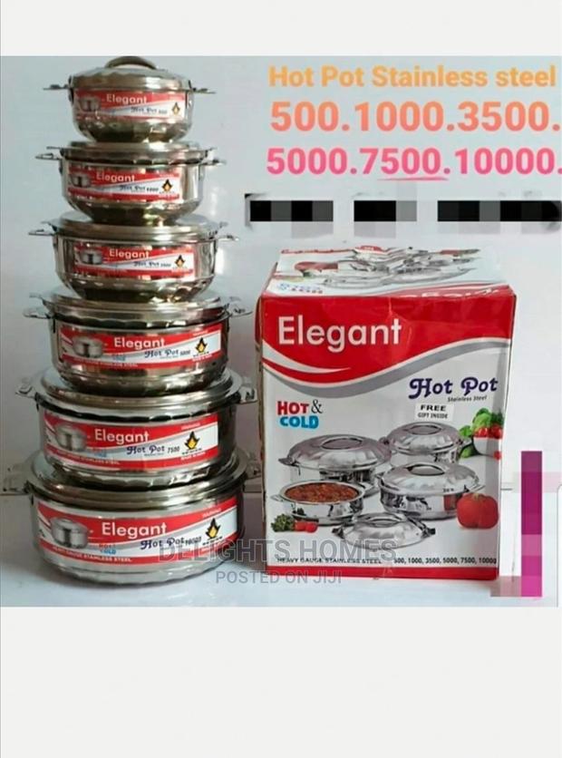 Elegant 6pcs Stainless Steel Hotpots