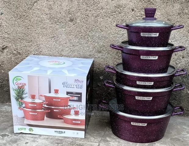 10pcs Original Marble Cookware Set - thumbnail 3