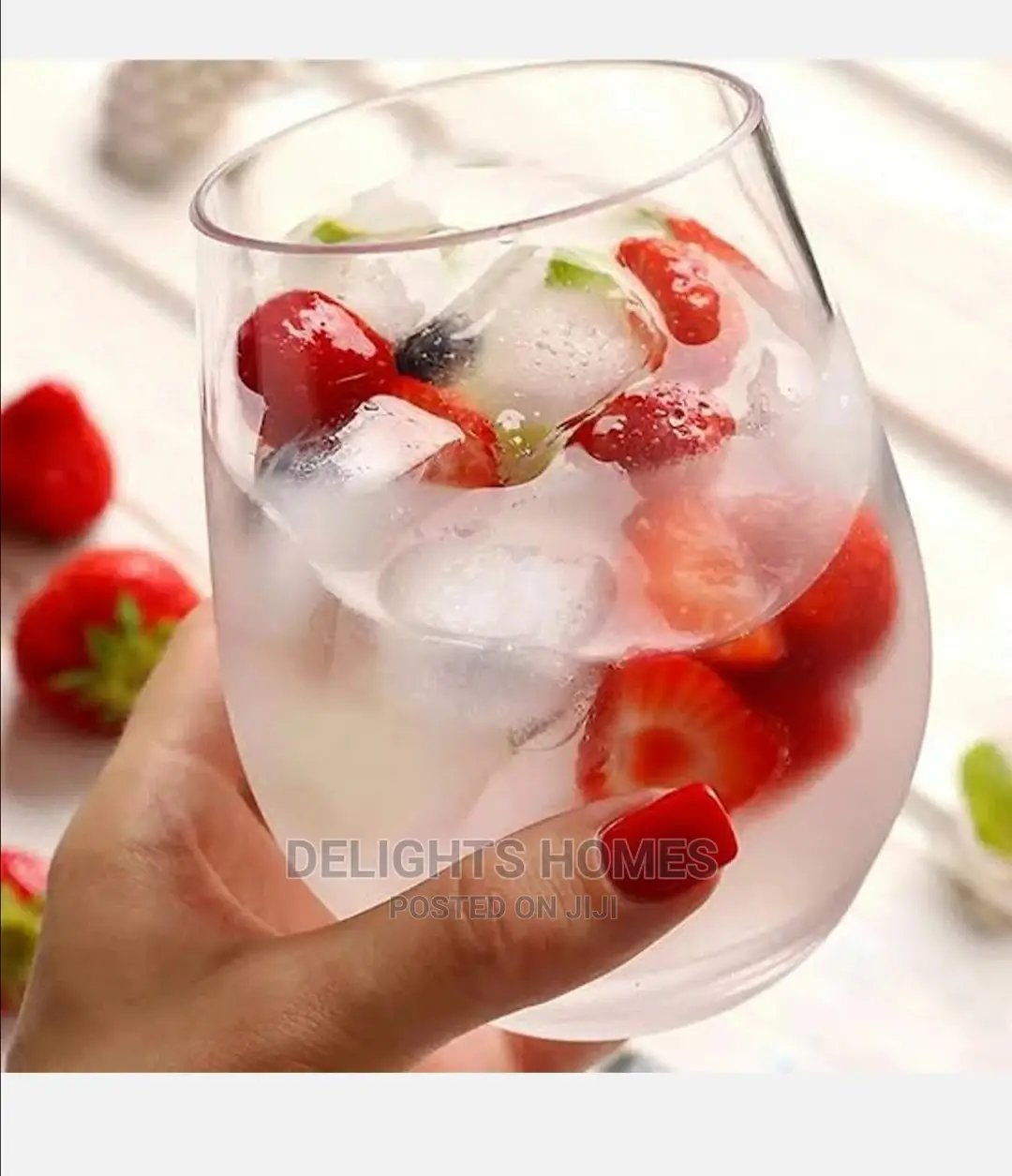*Stemless Wine Glass 6pcs