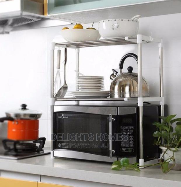 2 Layer Microwave Oven Shelf Rack