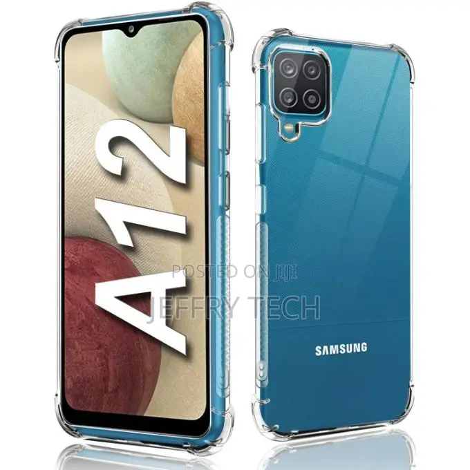 Phone Case for Samsung Galaxy A12 - Anti Shock Transparent