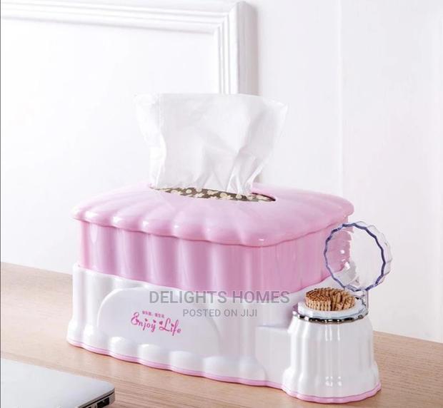 2in1 Plastic Serviette Box