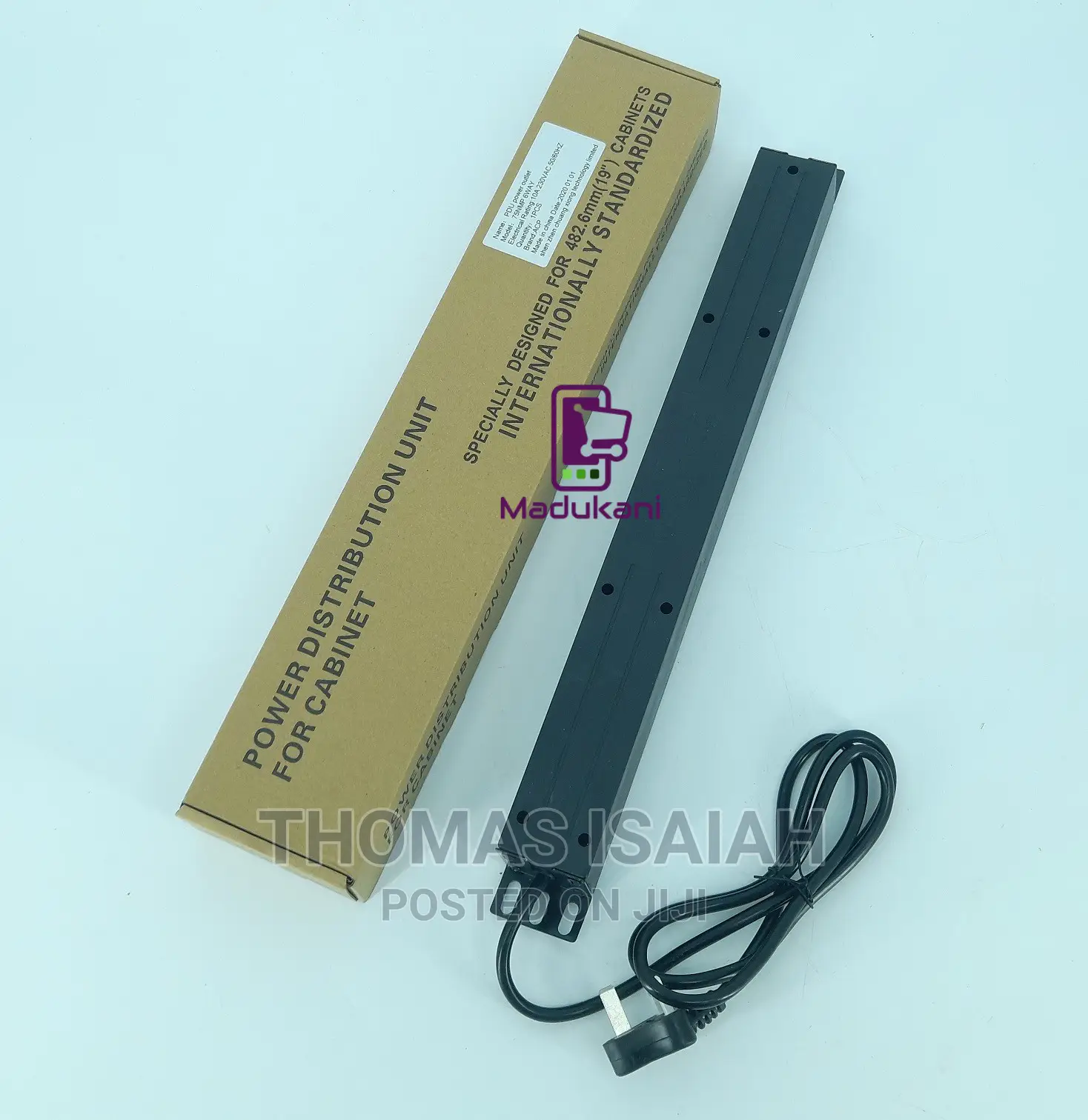 6-Way Metallic Horizontal 13a Pdu 19-Inch 1u Standardised Po