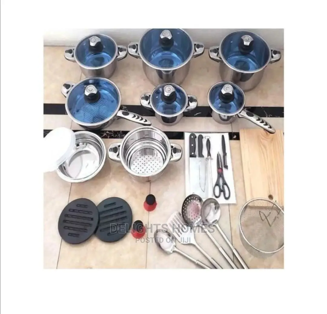 30pcs Stainless Steel Cookware