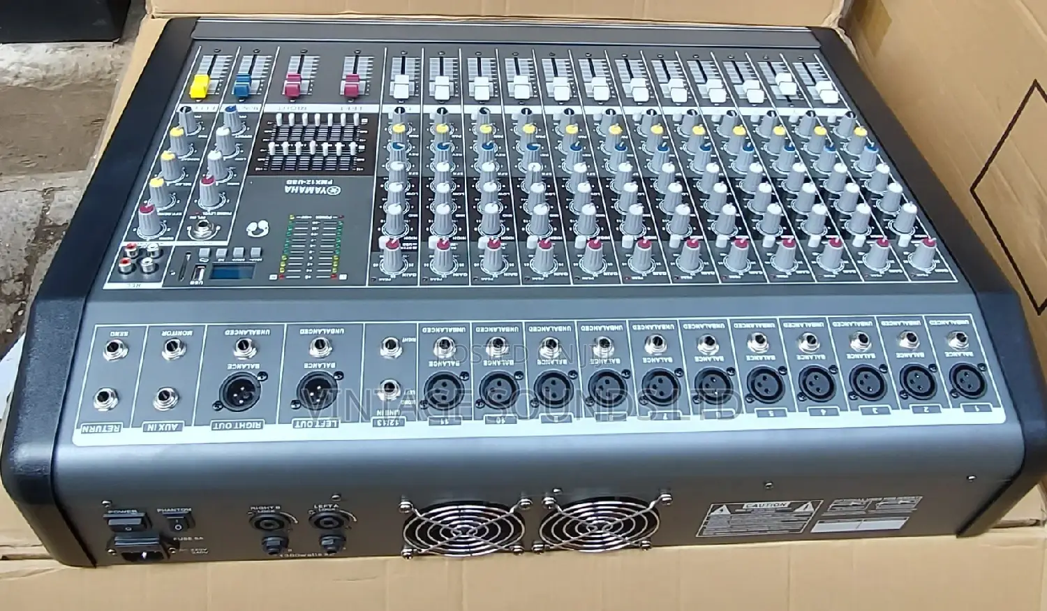 12 Channel Powered Mixer Pmx12 Usb New