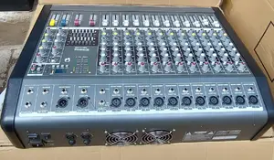 12 Channel Powered Mixer Pmx12 Usb New
