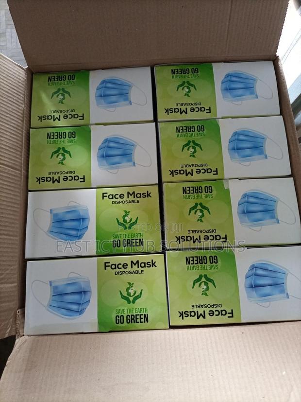 Protective Face Mask, Disposable Masks, 50 Pack - thumbnail 3