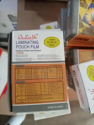 Laminating Pouch Film ID Size . (Zoom Image for Size)