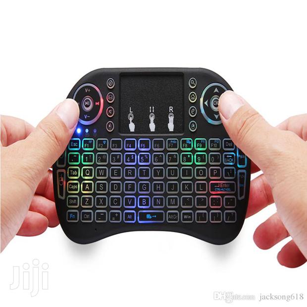 Wireless Backlit Keyboard Touchpad Backlight Smart TV Box