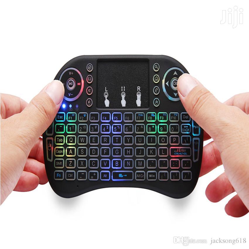 Wireless Backlit Keyboard Touchpad Backlight Smart TV Box