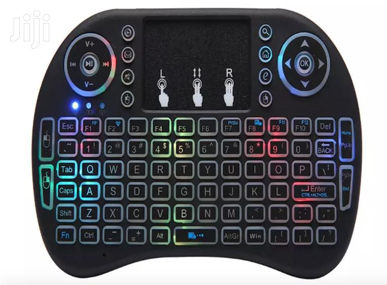 Wireless Backlit Keyboard Touchpad Backlight Smart TV Box