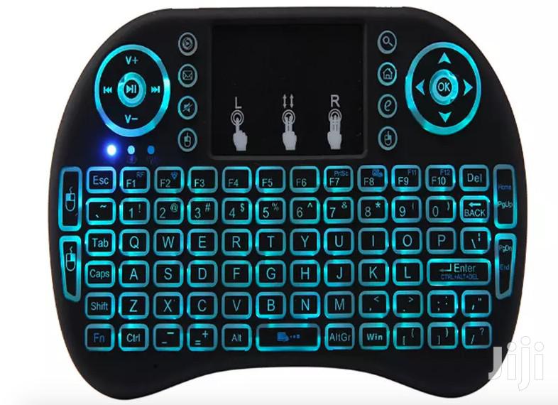 Wireless Backlit Keyboard Touchpad Backlight Smart TV Box