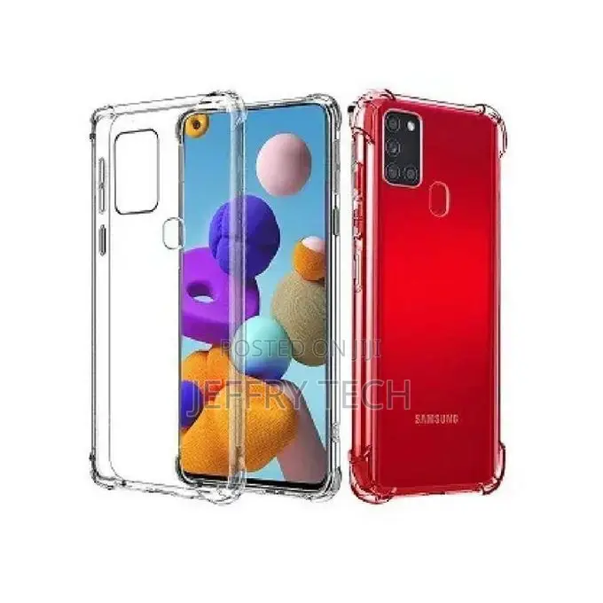 Silicone Back Case for Samsung Galaxy A21s - Transparent