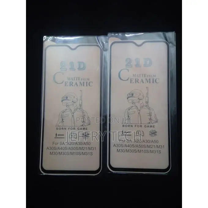 Full 9H Ceramic Anti-Fingerprint Screen for Samsung A20/A30/