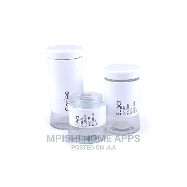 3pcs Glass Storage Jars - thumbnail 6