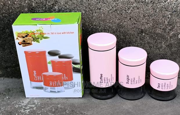 3pcs Glass Storage Jars - thumbnail 5