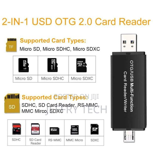 Card Reader for Sd Memory Card Reader High Speed USB OTG Ada - thumbnail 3