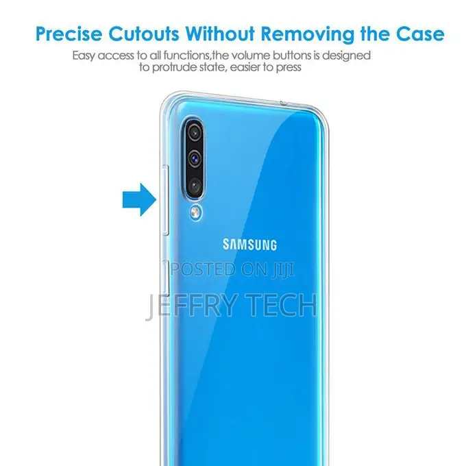 Transparent Soft TPU Case for Samsung Galaxy A50 A30 A40 A70