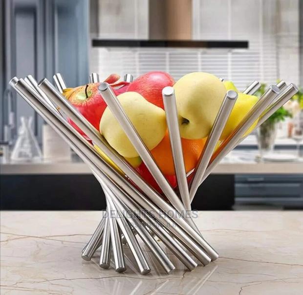 Adjustable Heavy Stainless Steel Fruit Rack - thumbnail 3