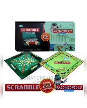 Scrabble 2 in 1 Monopoly