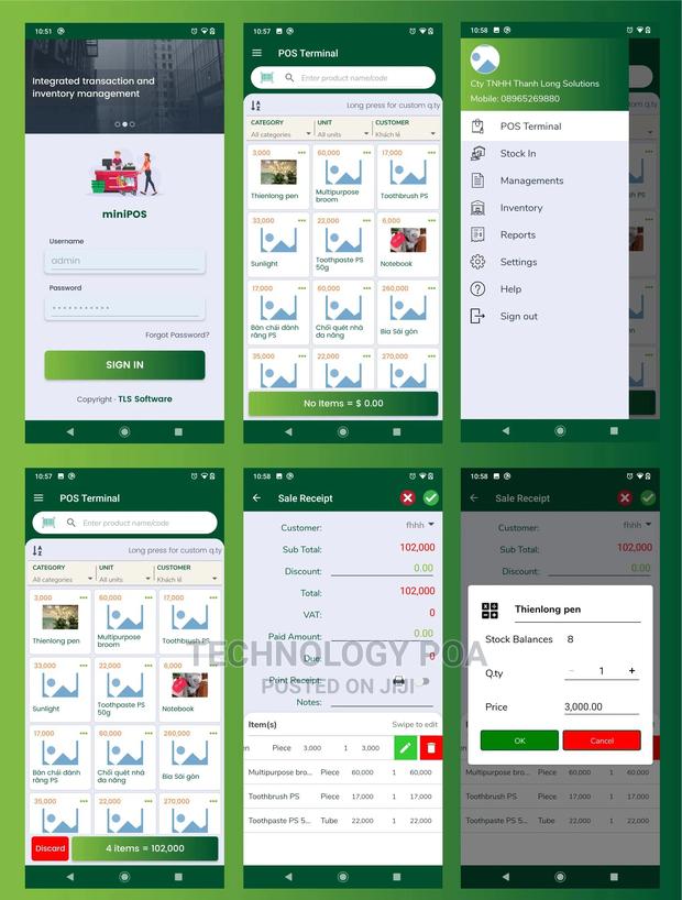 Mobile Point of Sale Application - thumbnail 3