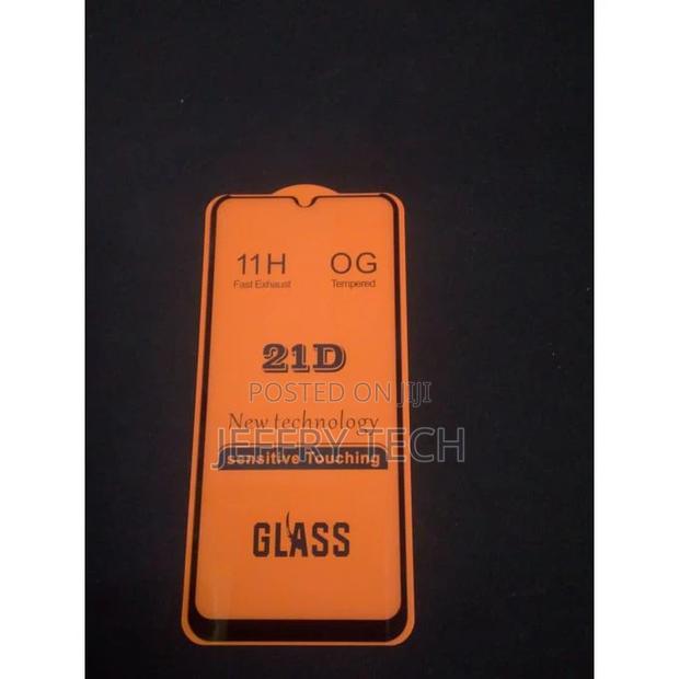Glass Screen Protector for Samsung Galaxy A12 - Black - main view