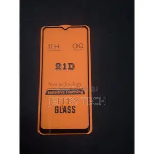 Glass Screen Protector for Samsung Galaxy A12 - Black