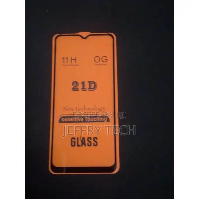 Glass Screen Protector for Samsung Galaxy A12 - Black